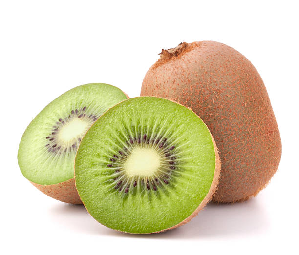 istock Whole kiwi fruit and his segments 513592394