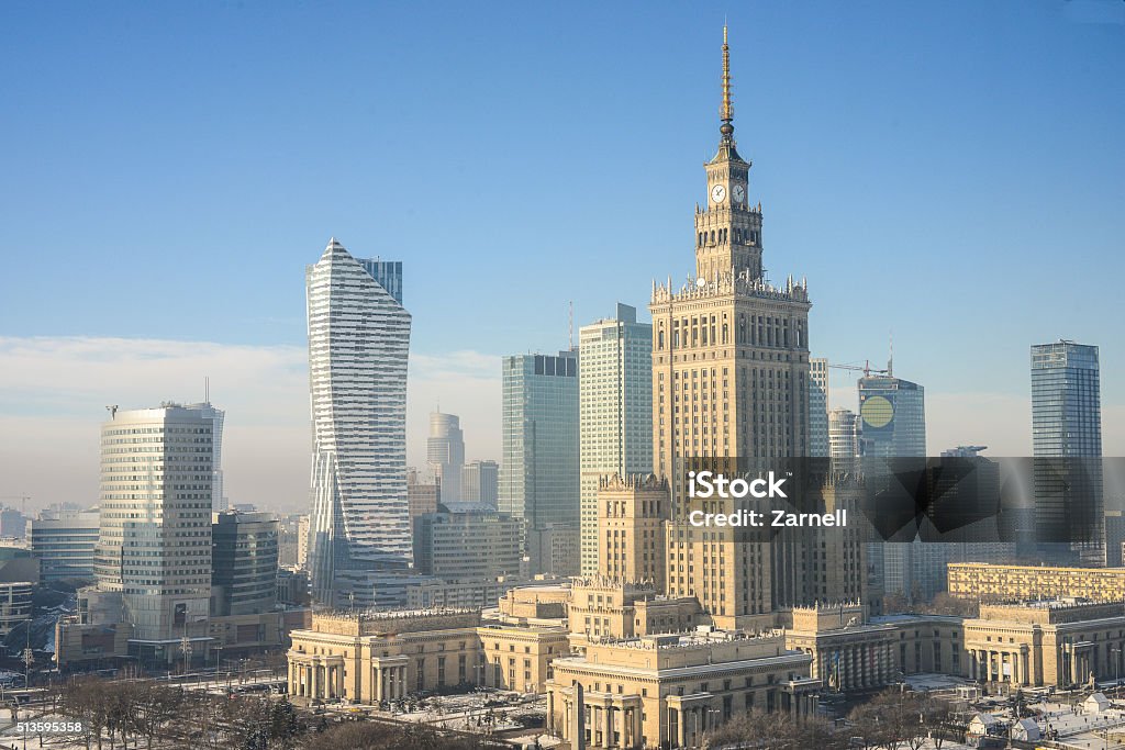 Die skyline von Warschau, Polen - Lizenzfrei Warschau Stock-Foto