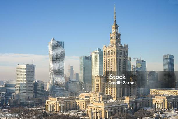 Die Skyline Von Warschau Polen Stockfoto und mehr Bilder von Warschau - Warschau, Polen, Landschaftspanorama