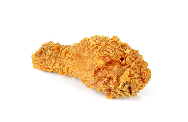 istock Fried chicken isolated on the white background 513597414