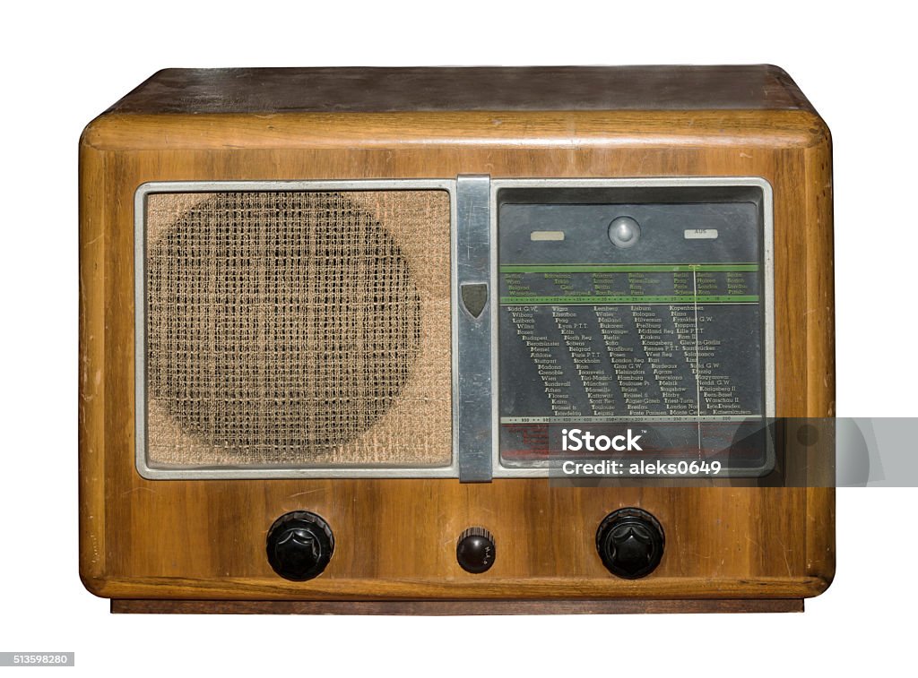 Hykler Medarbejder magi German Tube Radio 1939 Stock Photo - Download Image Now - Arts Culture and  Entertainment, Broadcasting, Brown - iStock