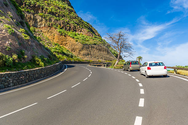istock Mountain road at La Gomera island. Spain. 513600721