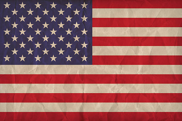 istock united state,USA flag pattern on the paper texture 513600871