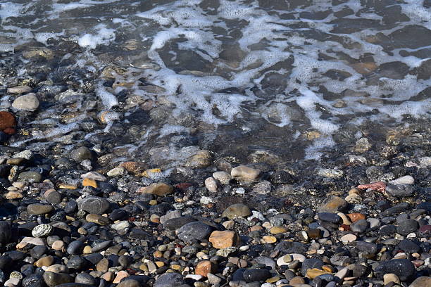 Pebbles on the Seashore stock photo