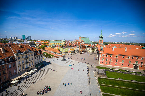 istock Warsaw cityscape from above 513601160