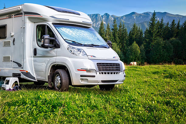 istock Vacations with motor home in Tatra Mountains 513601750