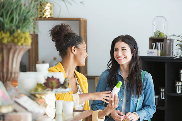 istock Young women in retail shop 513602209