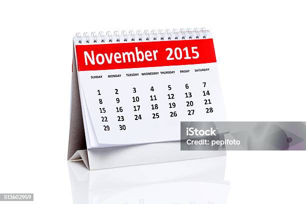 November 2015 Stockfoto und mehr Bilder von 2015 - 2015, Datum, Fotografie