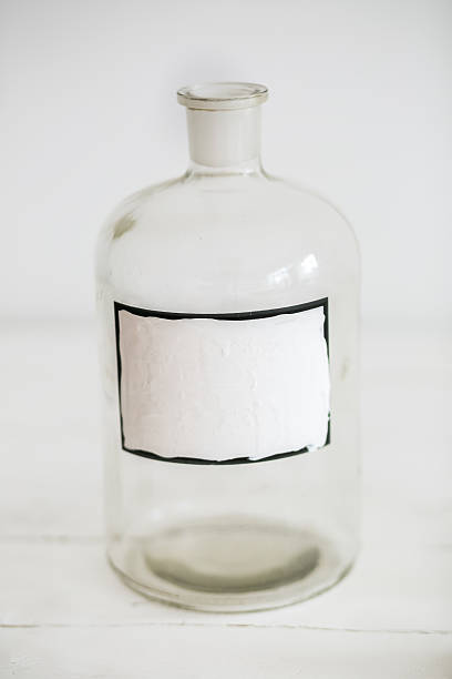 istock Antique glass bottle retro stylish design 513603220