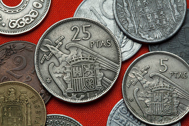 istock Coins of Spain under Franco 513604554