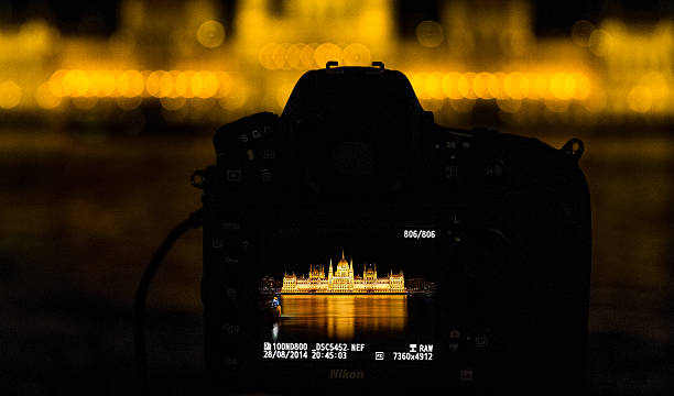 istock Budapest Parliament on the back of a camera 513605013