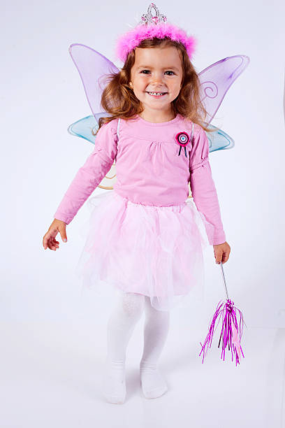 istock Little girl dressed up as a Fairy 513605985