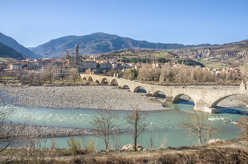 Bobbio-Val Trebbia puente del río Piacenza Emilia-romaña photo