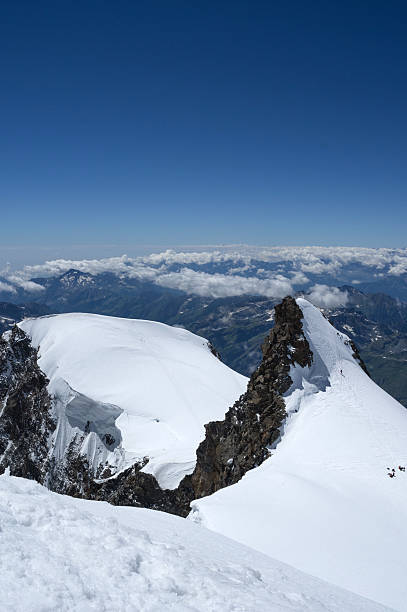 Pink Mountain vincent pyramid and schwarzhorn from ludwigshohe roberto alagna stock pictures, royalty-free photos & images