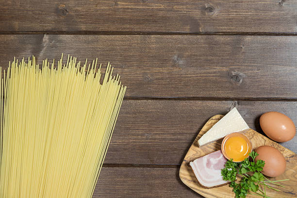 istock Ingredients for traditional spaghetti carbonara 513627116