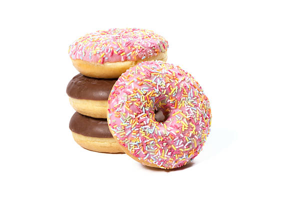 istock Delicious chocolate and strawberry donuts 513628294