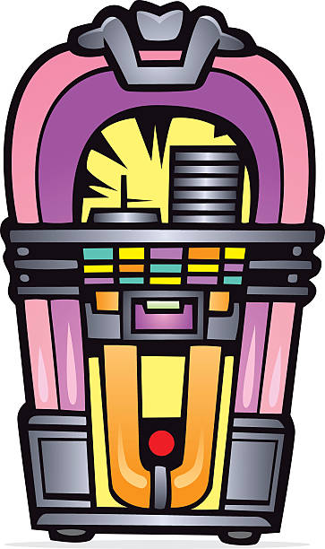 The Jukebox! vector art illustration