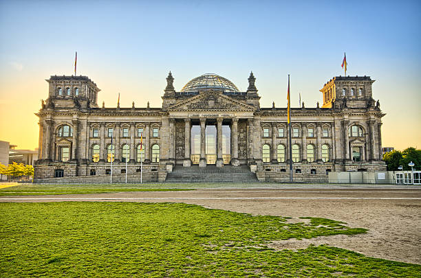 istock German Reichstag building during the sunrise, Berlin, Germany 513632287