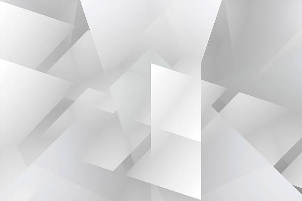 Double exposition of matte walls / partitions and windows. Contemporary architectural fiction. Unreal abstract black and white architectural fragment. Interior background composition.