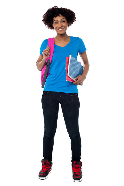 istock Pretty college Afro American student 513632399