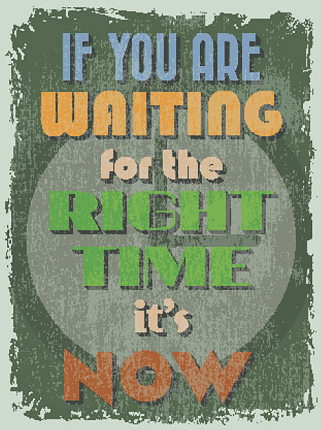 istock Retro Vintage Motivational Quote Poster. Vector illustration 513633099