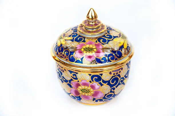 china ware porcelain on white background