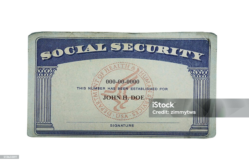 Blank Social Security Card Template With Seal Blank Social Security Card Template With Seal