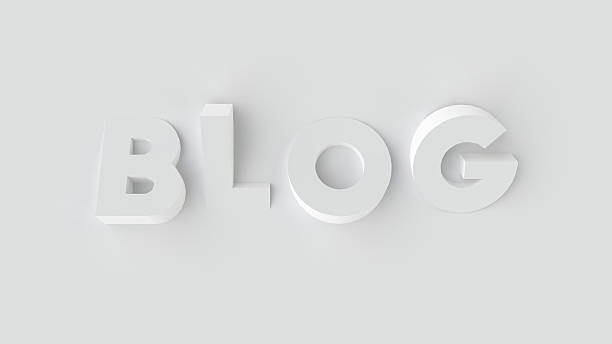 istock Word BLOG written in interesting way 513633860