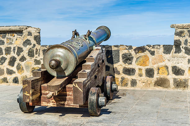 istock Old cannon. Puerto Cruz streets. 513634379