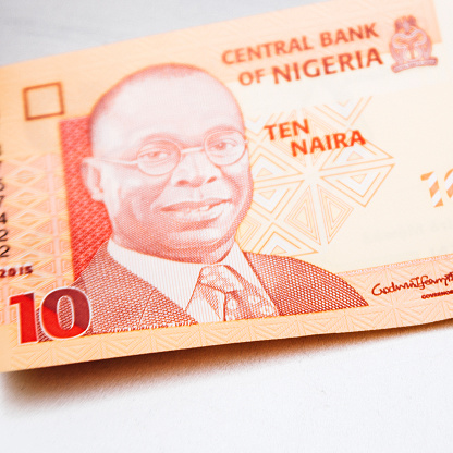 Nigerian 10 Naira note.