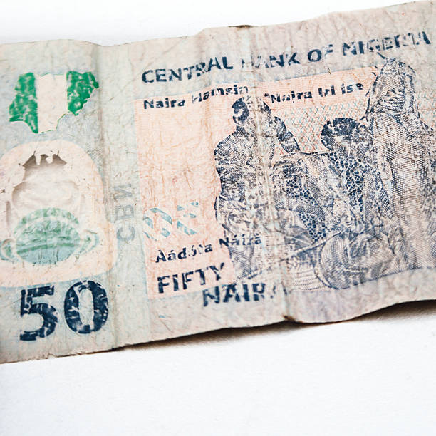 istock Shabby Nigerian 50 Naira note. 513637068
