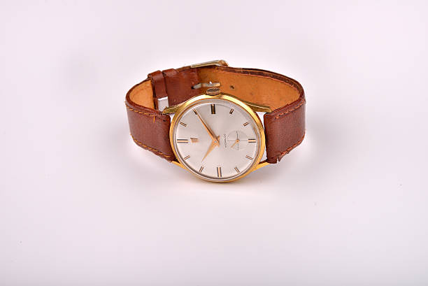 istock Old classic wristwatch for man 513643384
