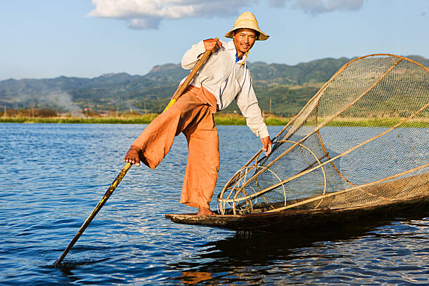 istock Fisherman on Inle Lake, Myanmar 513644616