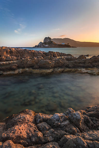 istock Kastri island sunset, Kefalos, Kos, Greece 513646388