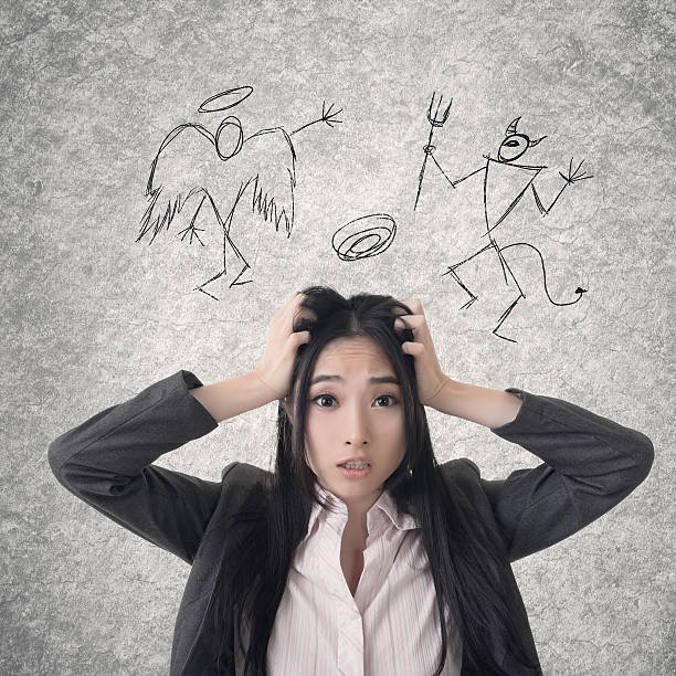 istock Confused Asian business woman 513647427