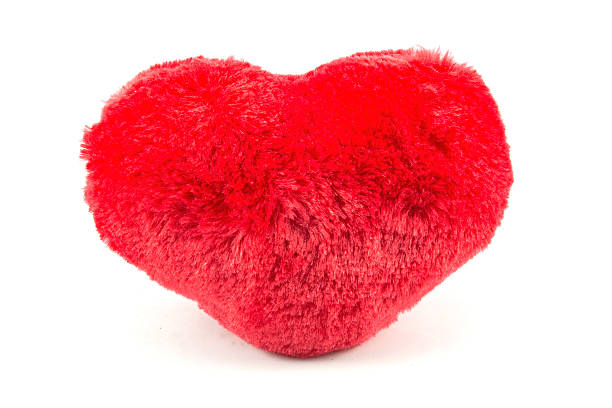 istock Heart shape Fluffy pillow. Valentine's Day 513650929