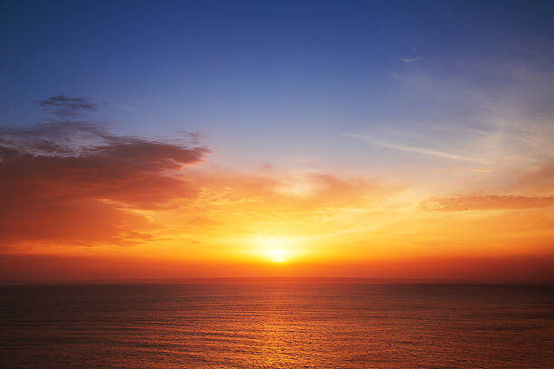 istock Beautiful cloudscape over the sea, sunset shot 513651659