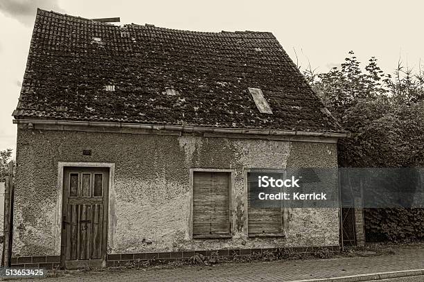 Old Abandond House Damaged Stock Photo - Download Image Now - Abandoned, Brandenburg State, Built Structure