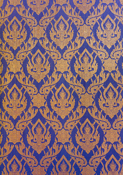 istock Art Thai style on temple wall 513654105