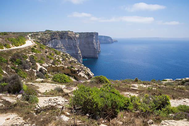 istock Maltese cliff and sea landscape 513671926
