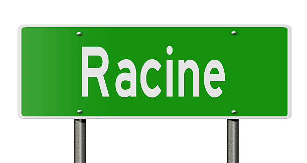 istock Highway sign for Racine 513673038