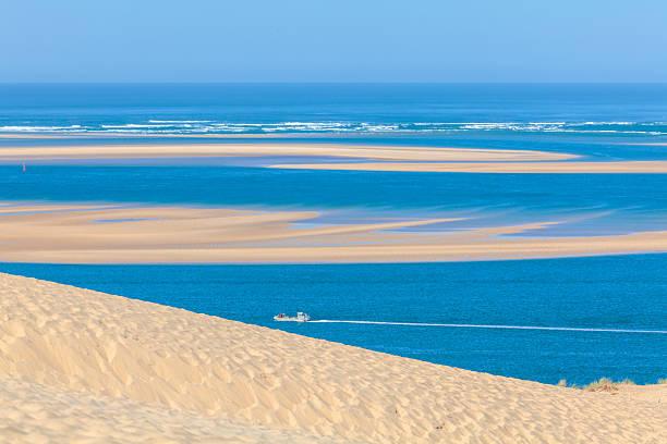 View from the highest dune in Europe - Dune of Pyla (Pilat), Arcachon Bay, Aquitaine, France