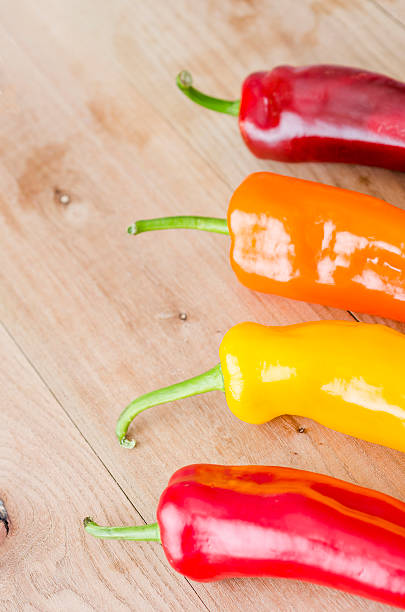 istock orange, yellow and red bell pepper. 513675764