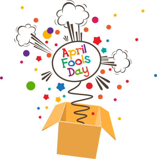 Fools Day Prank Box Vector Art At Vecteezy