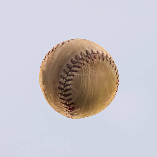 Worn Baseball stock photo
