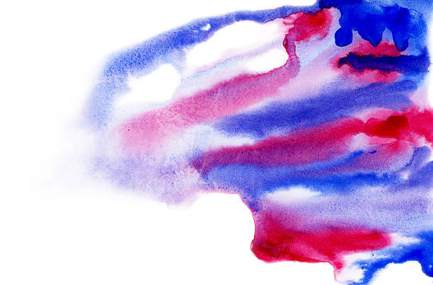 背景水彩ピンクとブルー - paint drops illustrations点のイラスト素材／クリップアート素材／マンガ素材／アイコン素材