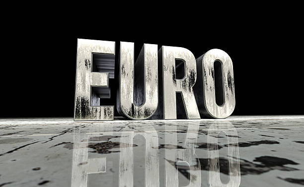 istock Euro word in metal type 513684458