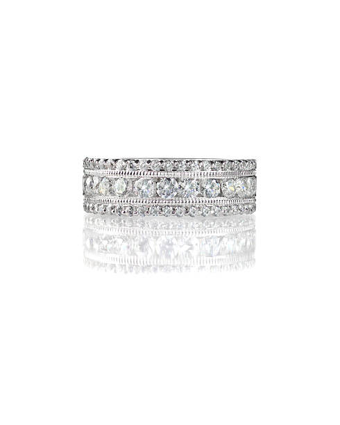 istock diamond gold wedding engagement band ring 513688498