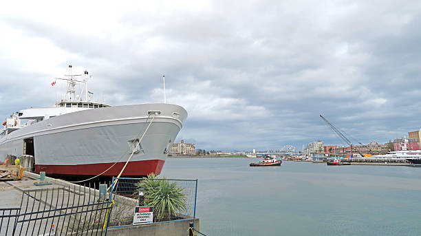 istock The Coho ferry in Victoria Harbor, newly painted- Spring 513689718