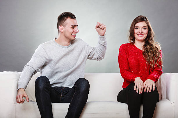istock Happy couple having fun and fooling around. 513690044